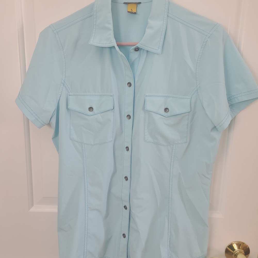 Eddie Bauer Light Blue Women's Blouse